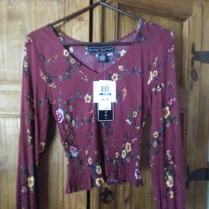 flowered top by Polly Esther/Macy's